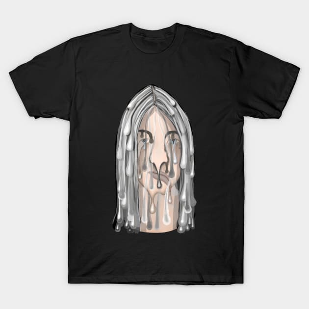 Melting Face T-Shirt by ArtAndBliss